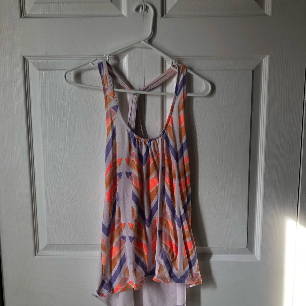 Colorful cotton tank top